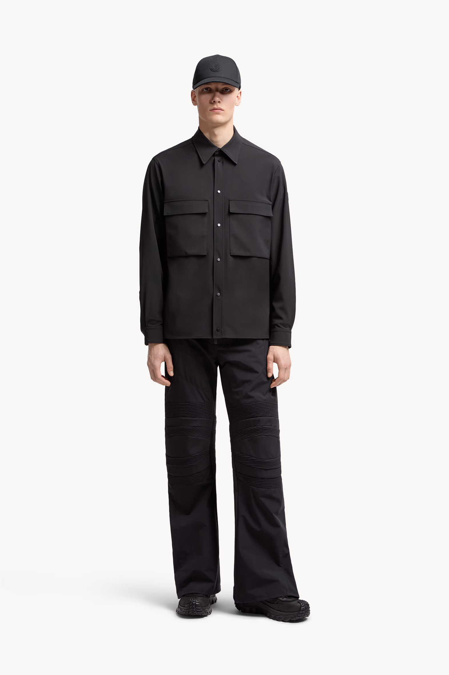Long Sleeve Shirt Men Black Moncler 0